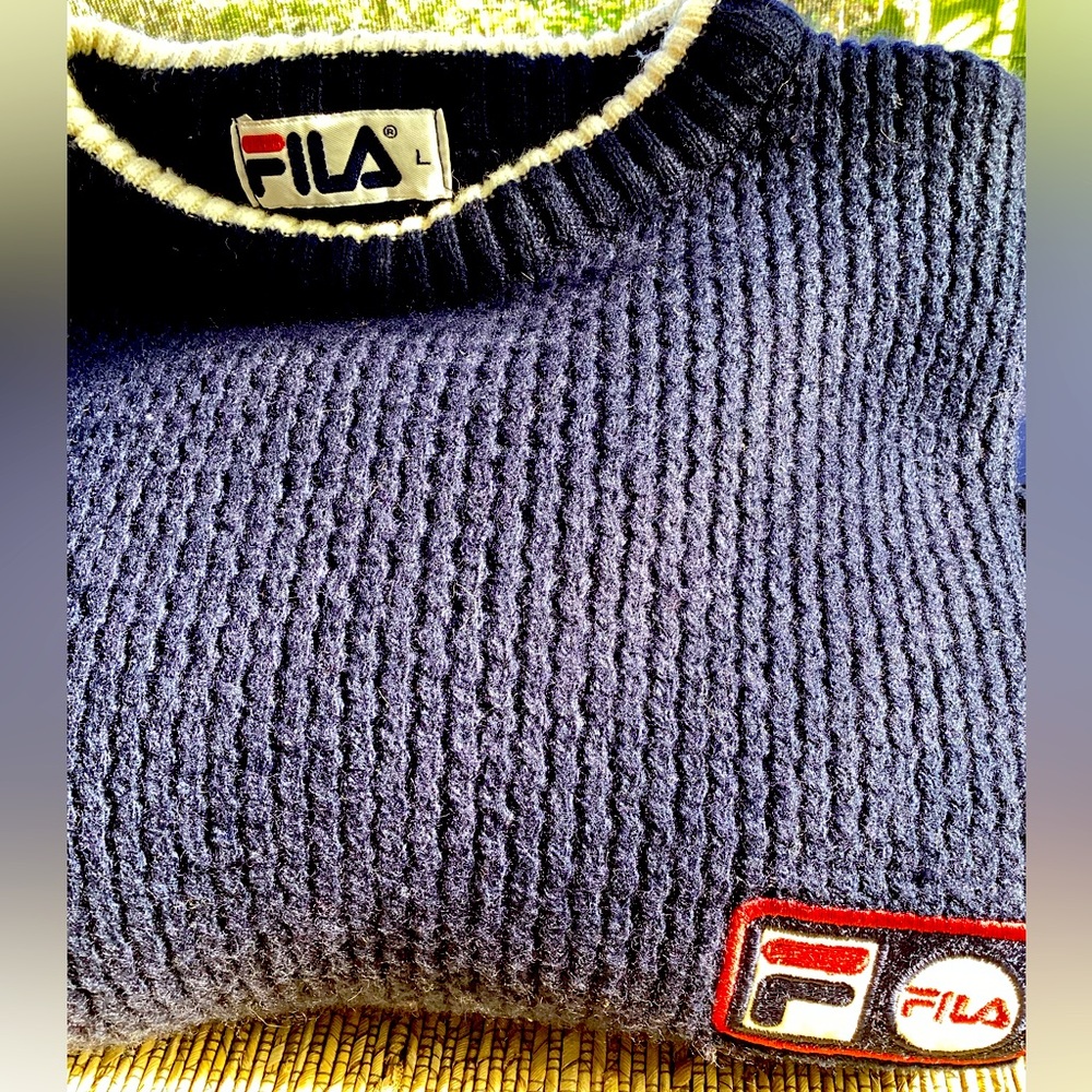 fILA vintage wool sweater